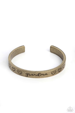 A Grandmothers Love - Brass Bracelet