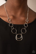 Load image into Gallery viewer, Linked Up Luminosity - Silver Necklace