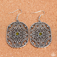 Load image into Gallery viewer, Greco-Roman Romance - Green Earrings