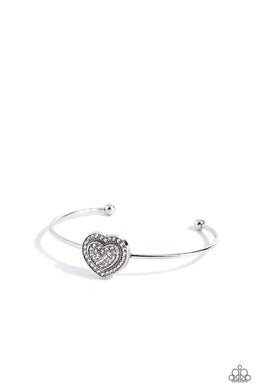 Stunning Soulmates - White Bracelet