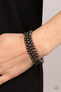 Boundless Boundaries - Black (Gunmetal) Bracelets