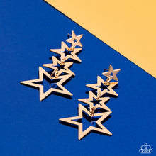 Load image into Gallery viewer, Superstar Crescendo - Gold Post Earrings