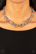 Load image into Gallery viewer, Tough Crowd - Silver Choker Necklace
