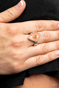 Stellar Shores - Orange Dainty Ring