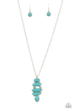 Load image into Gallery viewer, Mojave Mountaineer - Blue Necklace