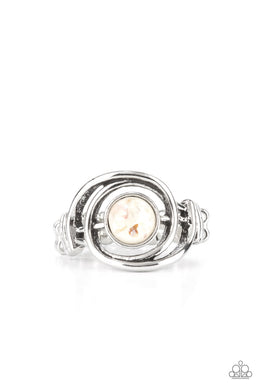 Celestial Karma - White Dainty Ring