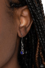 Load image into Gallery viewer, Tassel Tabloid - Blue Necklace