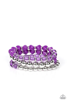 Summer Sabbatical - Purple Set of Bracelets