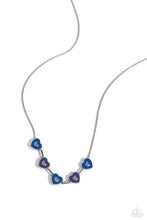 Load image into Gallery viewer, ECLECTIC Heart - Blue Necklace