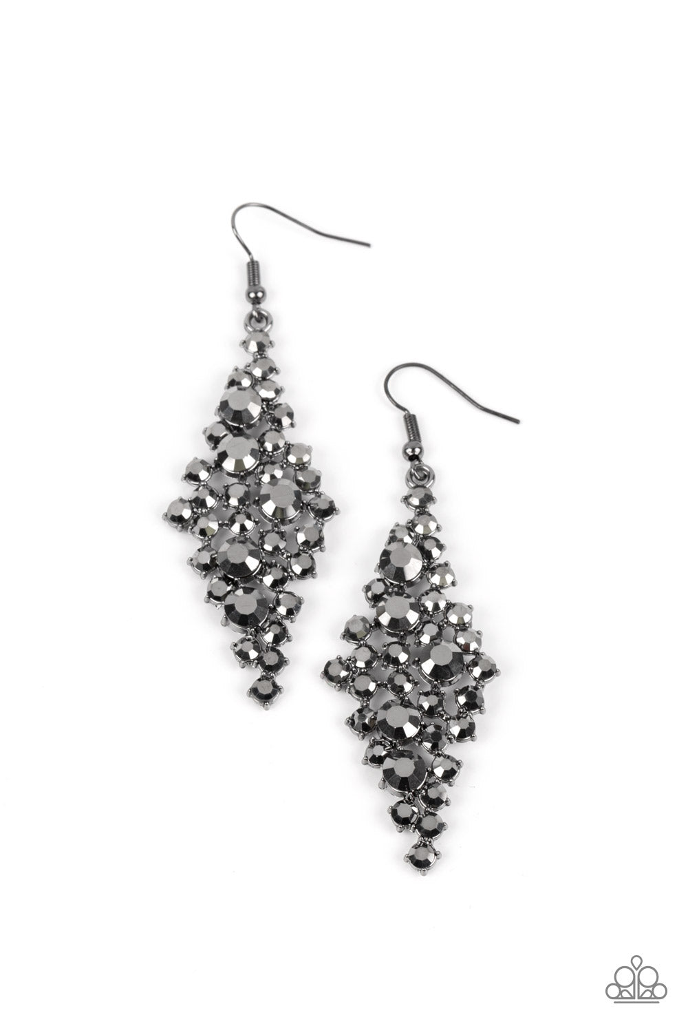 Celestial Comet - Black (Gunmetal) Earrings