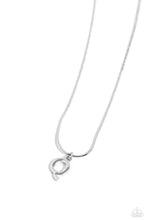 Load image into Gallery viewer, Seize the Initial - Q - Silver Necklace