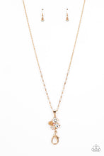 Load image into Gallery viewer, Rainbow Bloom - Gold Lanyard