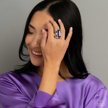 Load image into Gallery viewer, Radiant Rhinestones - Purple Ring