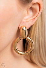 Load image into Gallery viewer, Ancient Artisan - Gold Clip-On Earrings
