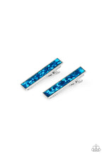 Load image into Gallery viewer, For All The World To SEQUIN - Blue Hair Clips