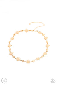 Astro Goddess - Gold Choker Necklace