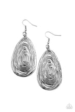 Load image into Gallery viewer, Rural Ripples - Black Gunmetal Earrings