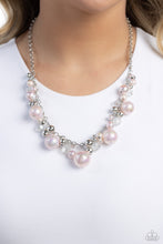 Load image into Gallery viewer, Scratched Shimmer - Pink Necklace