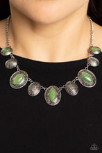 Load image into Gallery viewer, Textured Trailblazer - Green Necklace