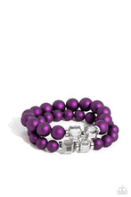 Load image into Gallery viewer, Shopaholic Showdown - Purple Set of Bracelets