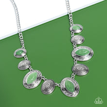 Load image into Gallery viewer, Textured Trailblazer - Green Necklace