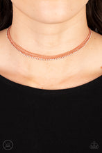Load image into Gallery viewer, Glitzy Gusto - Copper Choker Necklace