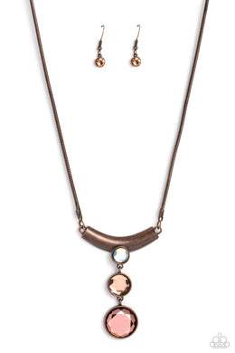 Alluring Andante - Copper Necklace