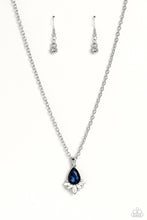 Load image into Gallery viewer, Fancy Fringe - Blue Necklace