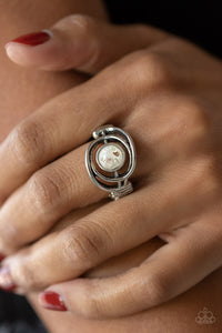 Celestial Karma - White Dainty Ring