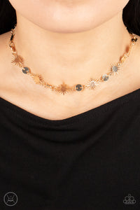 Astro Goddess - Gold Choker Necklace