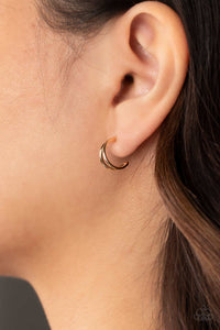 Charming Crescents - Gold Earrings