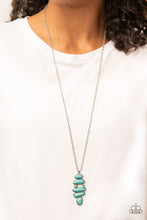 Load image into Gallery viewer, Mojave Mountaineer - Blue Necklace