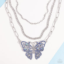 Load image into Gallery viewer, Winged Wonder - Blue Necklace