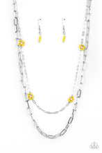 Load image into Gallery viewer, Bold Buds - Yellow Necklace