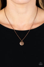 Load image into Gallery viewer, Stamped Sentiment - Copper Necklace