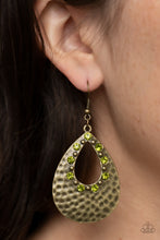 Load image into Gallery viewer, Terraform Twinkle - Green Earrings