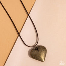 Load image into Gallery viewer, CORDED Love - Brass Necklace