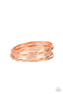 Sensational Shimmer - Copper Bracelets