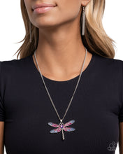 Load image into Gallery viewer, DRAGONFLY to the Sky - Purple Necklace
