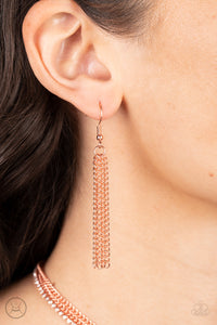 Glitzy Gusto - Copper Choker Necklace