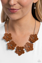 Load image into Gallery viewer, Balance of FLOWER - Brown Necklace