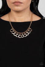 Load image into Gallery viewer, TEAR-rifically Twinkling - Gold Necklace