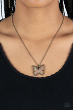 Load image into Gallery viewer, Gives Me Butterflies - Brass Necklace