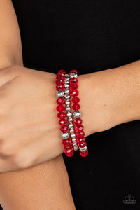 Prismatic Perceptions - Red Set of Bracelets