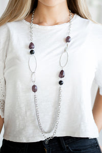 Pleasant Promenade - Black Necklace