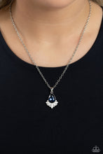 Load image into Gallery viewer, Fancy Fringe - Blue Necklace
