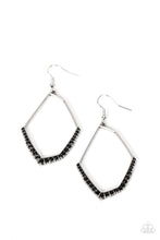 Load image into Gallery viewer, Bent on Success - Black Earrings