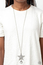 Load image into Gallery viewer, Rock Star Sparkle - White Lanyard