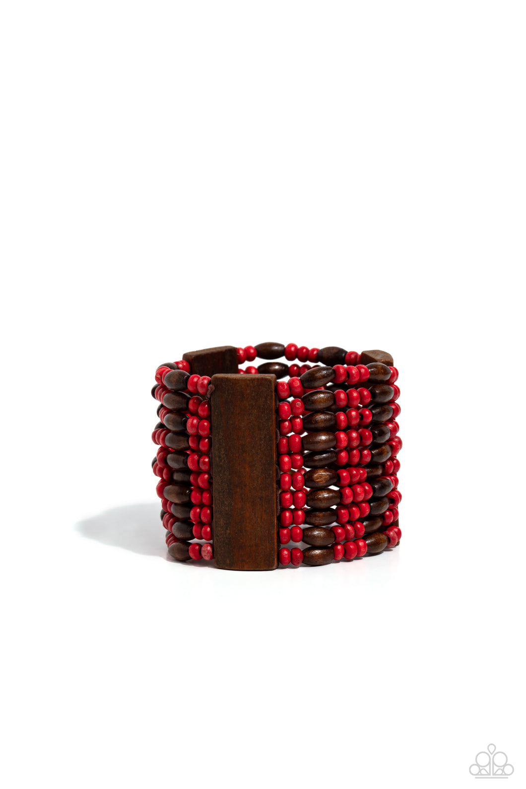 Tropical Takeover - Red Bracelet