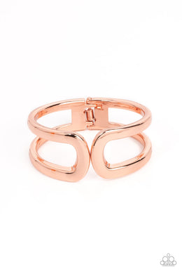Industrial Empress - Copper Hinged Bracelet